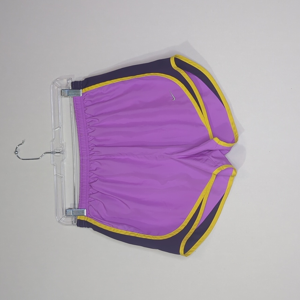 Nike Running Active Shorts Purple Neon yellow  sz M